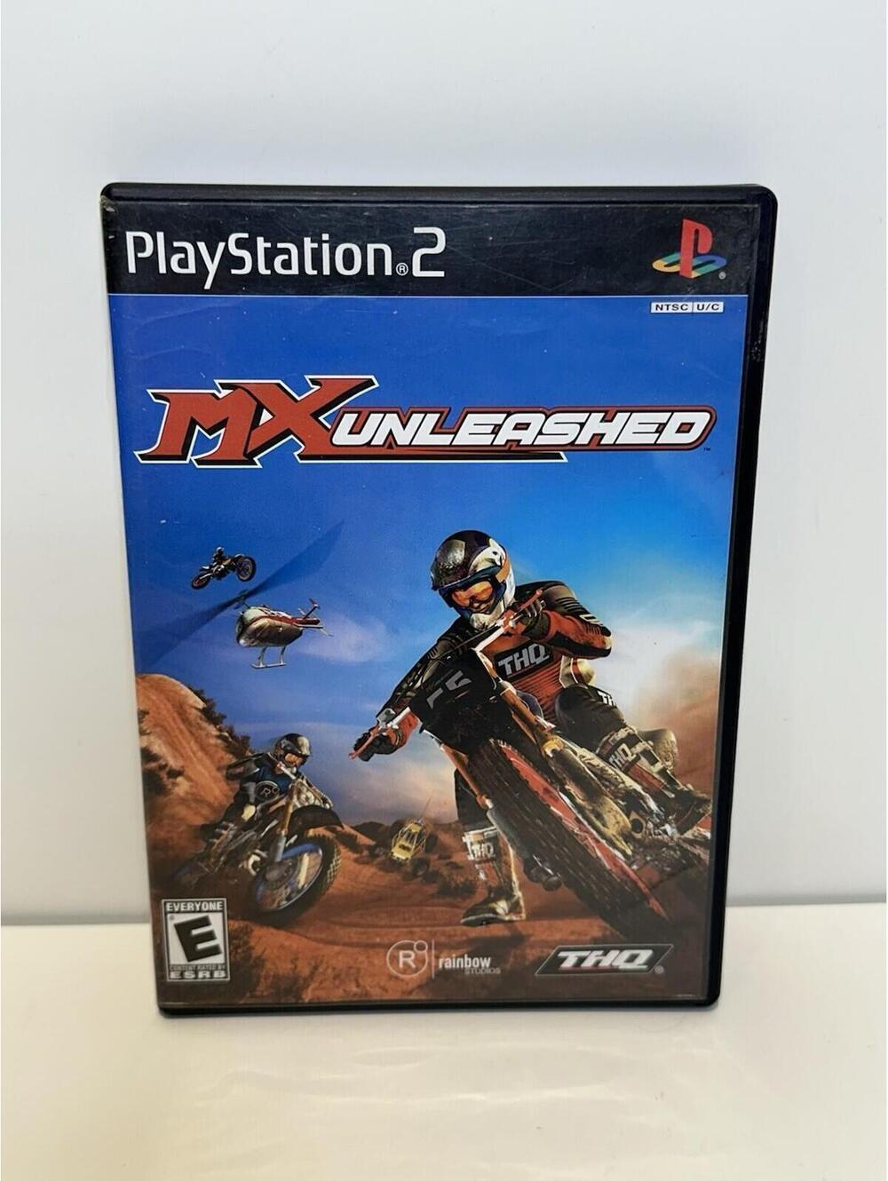 MX Unleashed (PlayStation 2 PS2) Black Label CIB COMPLETE & TESTED